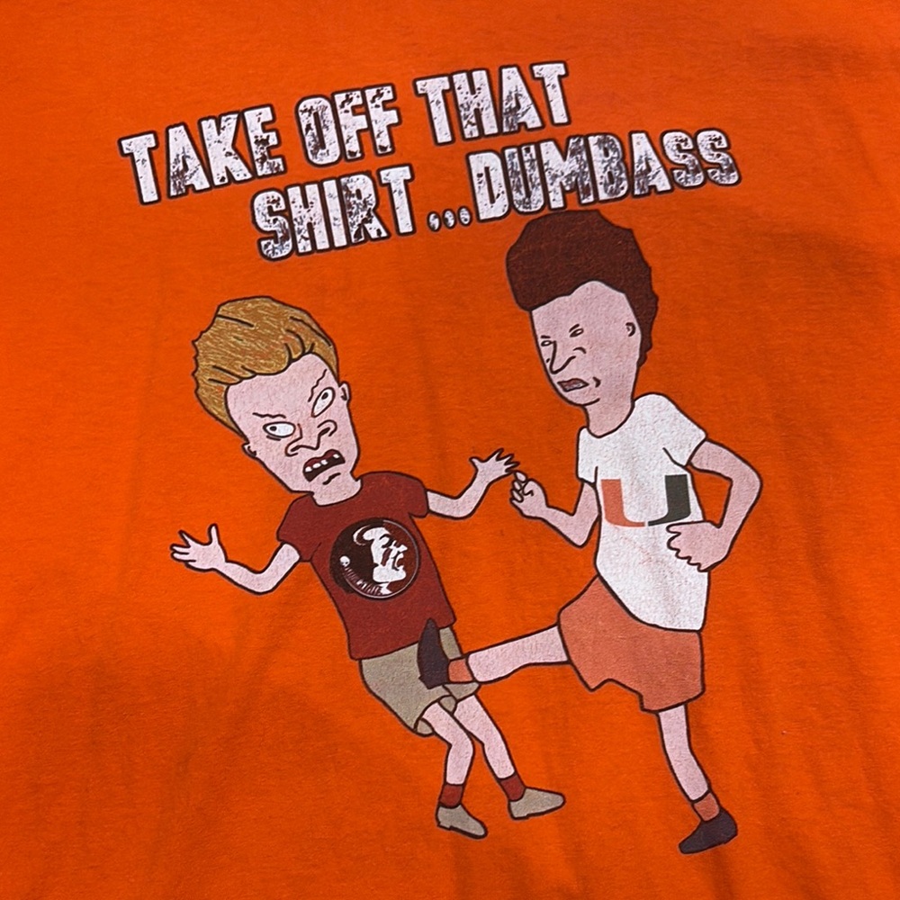 Beavis and Butthead FSU V UM funny T shirt